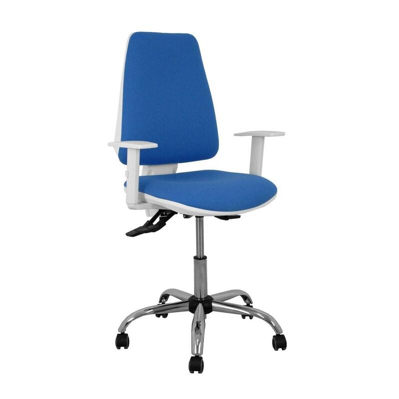 Piqueras Y Crespo Silla Elche Blanca Asincro Bali Azul Brazos Regulables Ruedas De Parque