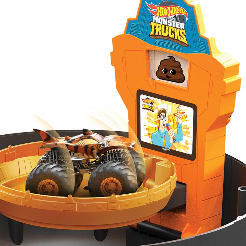 Pista De Carreras Hot Wheels Monster Trucks Stunt Tire Playset