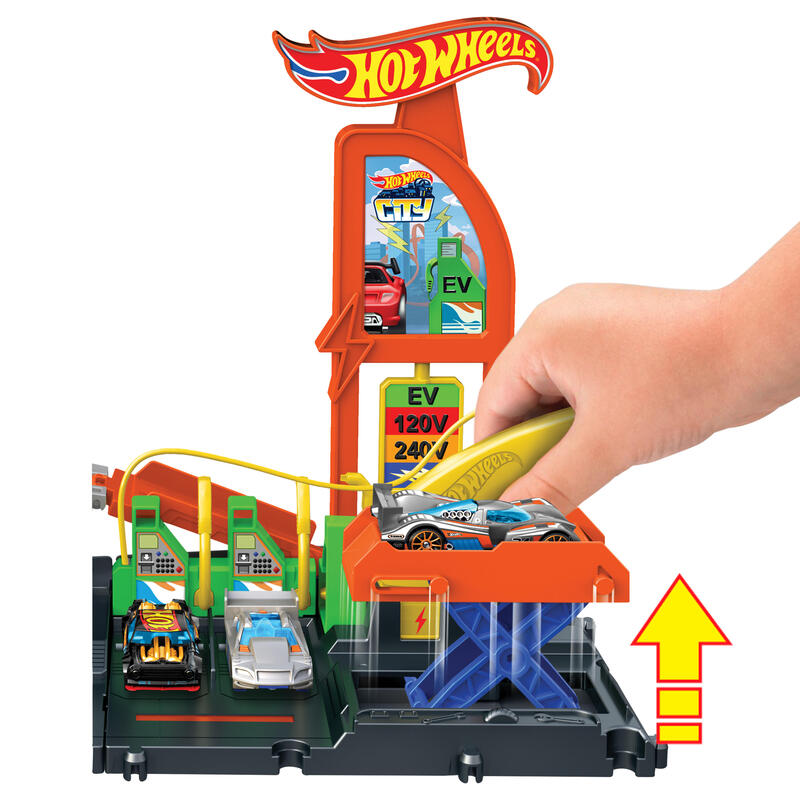 Pista Super Estacion De Gasolinera Hot Wheels