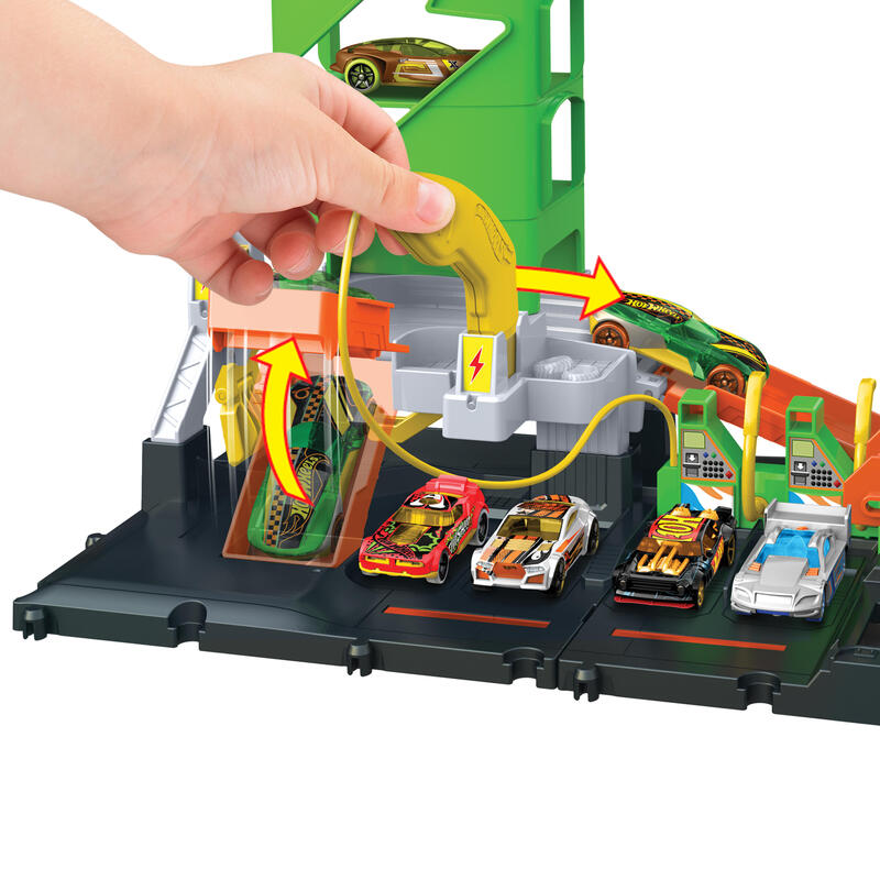 Pista Super Estacion De Gasolinera Hot Wheels