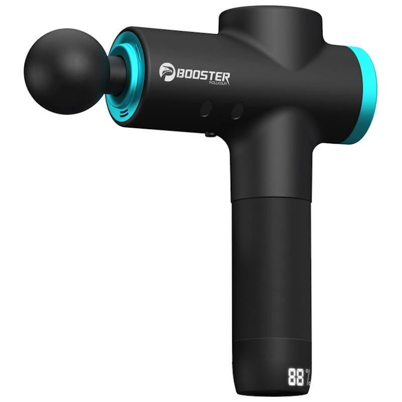 Pistola De Masaje Muscular Booster 12v-M2 6 Cabezales Lcd Reducción De Ruido