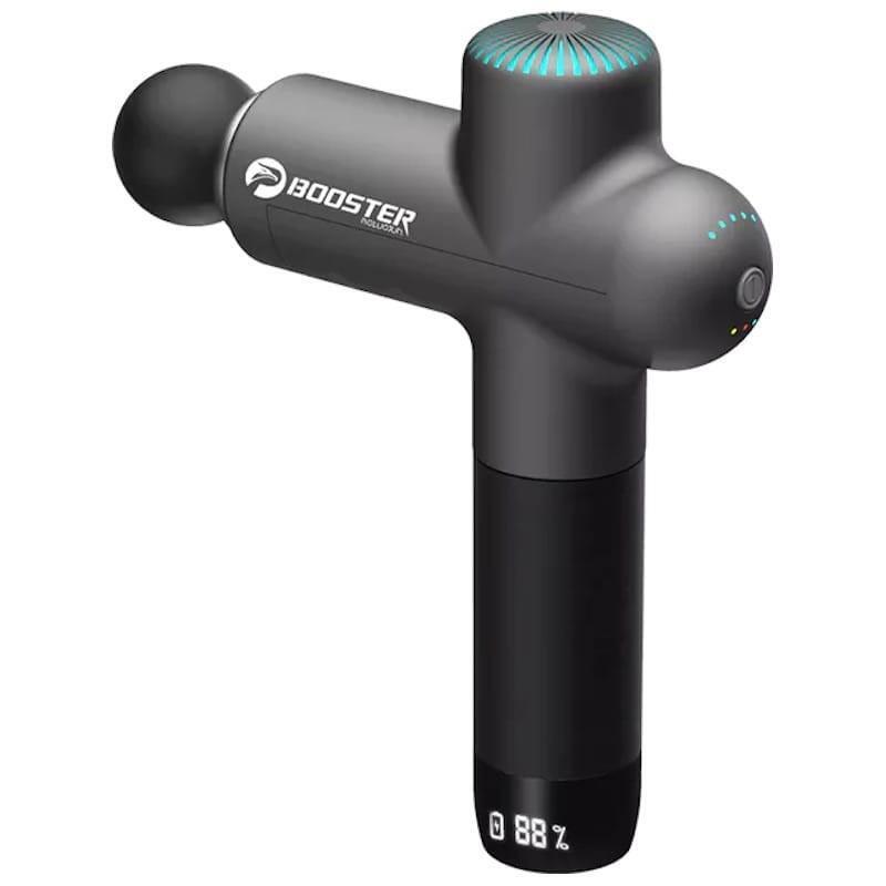 Pistola De Masaje Muscular Booster  6 Cabezales Smart-Hit Reducción De Ruido