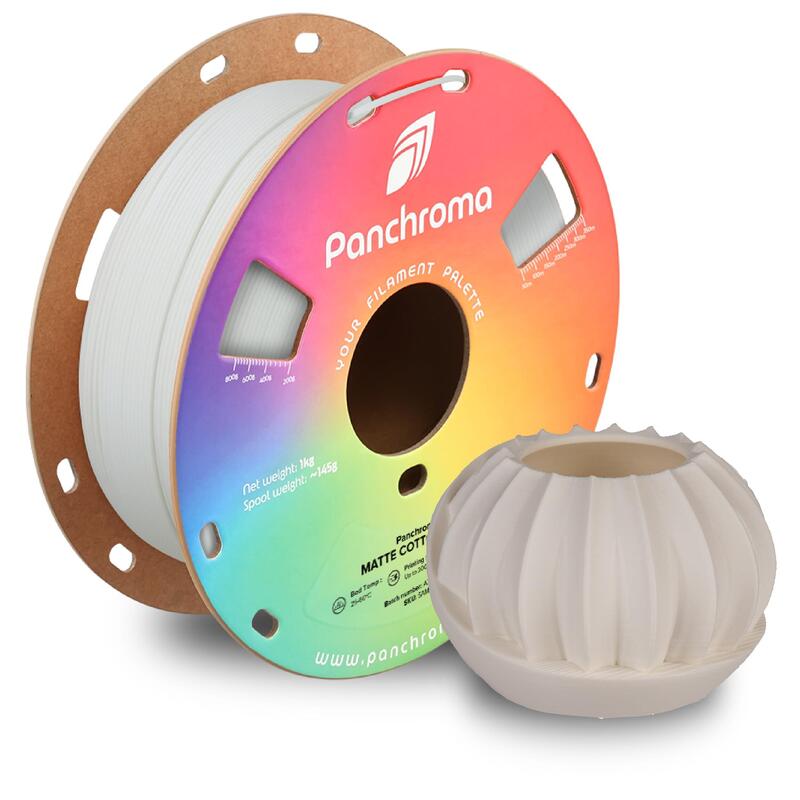 Pla Matte 1,75mm Cotton Blanco 1kg