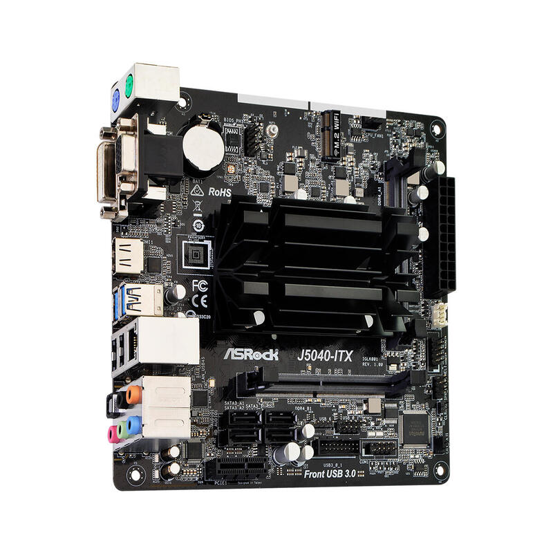 Placa Base Asrock J5040-Itx Intel J5005 Cpu M-Itx Dvi/Hdmi Ddr4 Retail