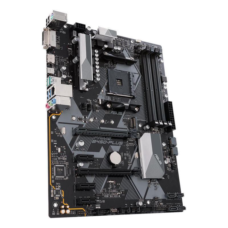 Placa Base Asus Am4 Prime B450-Plus Atx, 4xddr4 2933 Sata3 Usb3.0