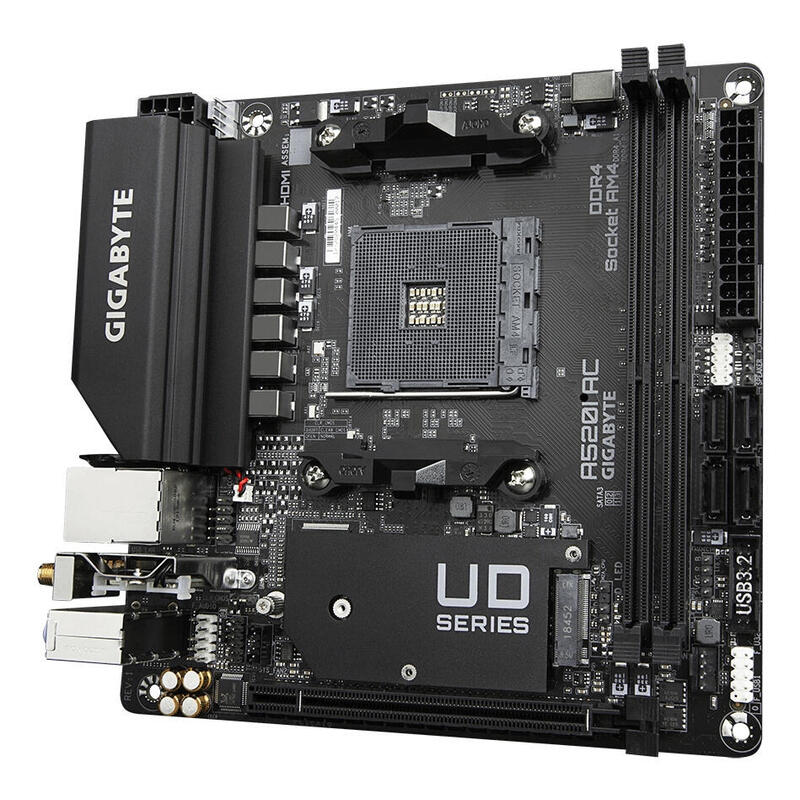 Placa Base Gigabyte A520i Ac Socket Am4 Amd A520 Ddr4 Micro Itx