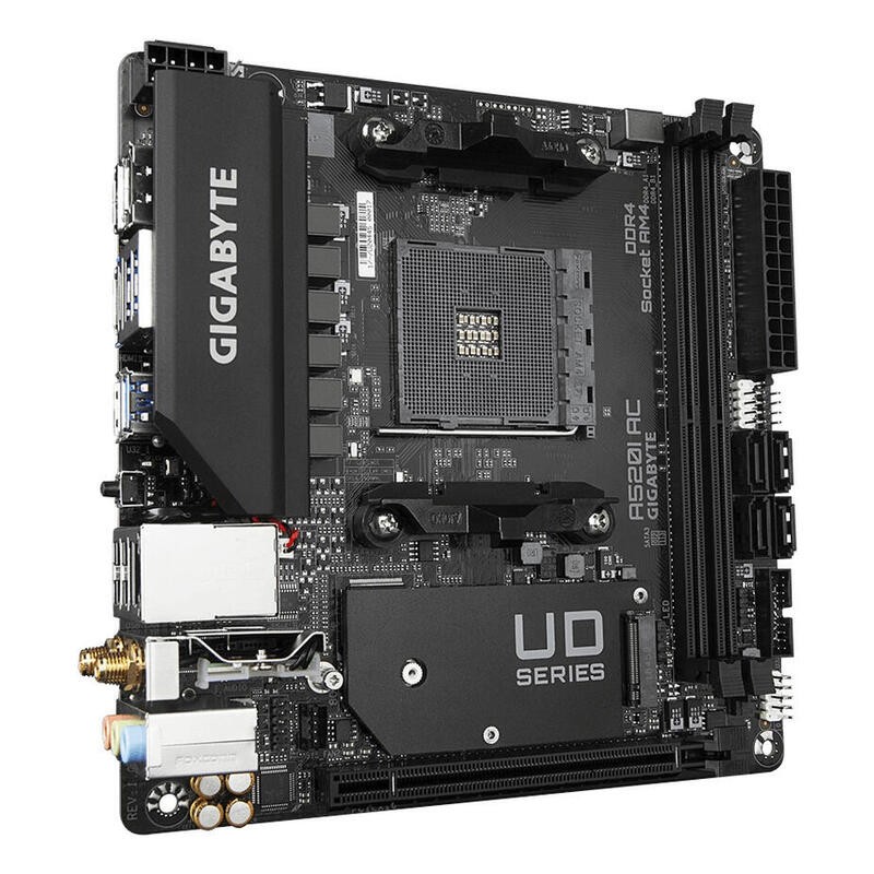 Placa Base Gigabyte A520i Ac Socket Am4 Amd A520 Ddr4 Micro Itx
