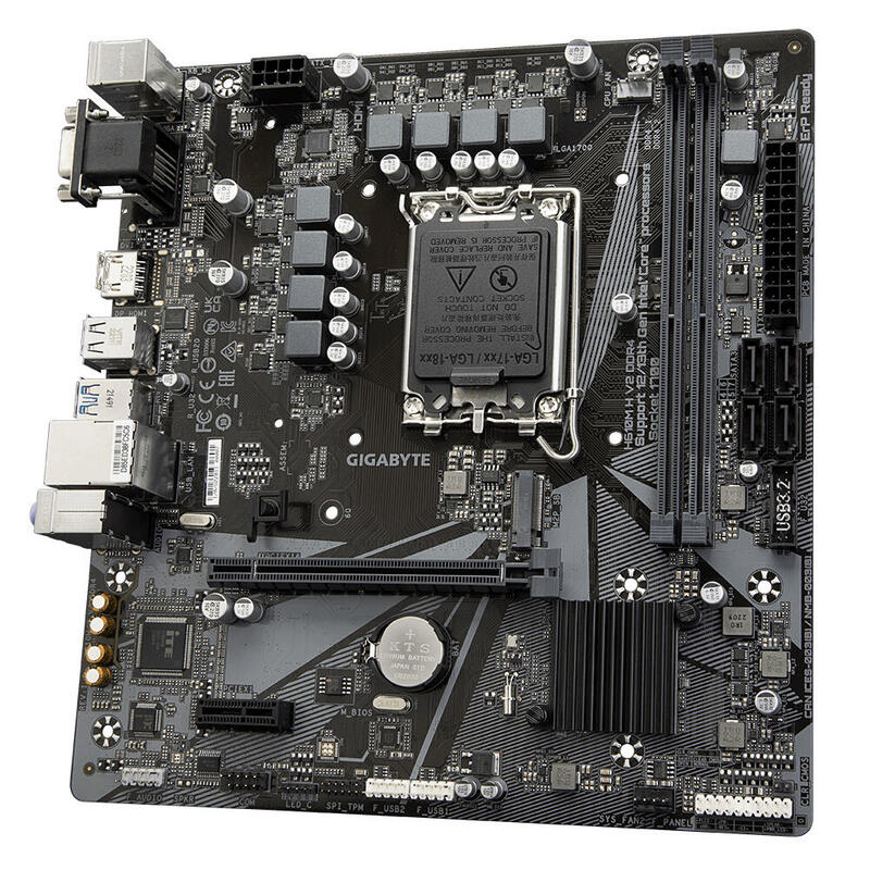 Placa Base Gigabyte H610m H V2 Ddr4 Socket 1700 Micro Atx