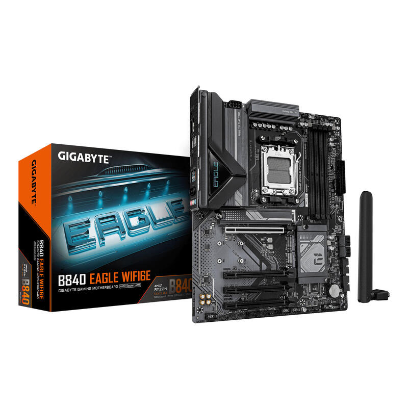 Placa Base Mb Gbt Amd Am5 B840 Eagle Wf6e B840