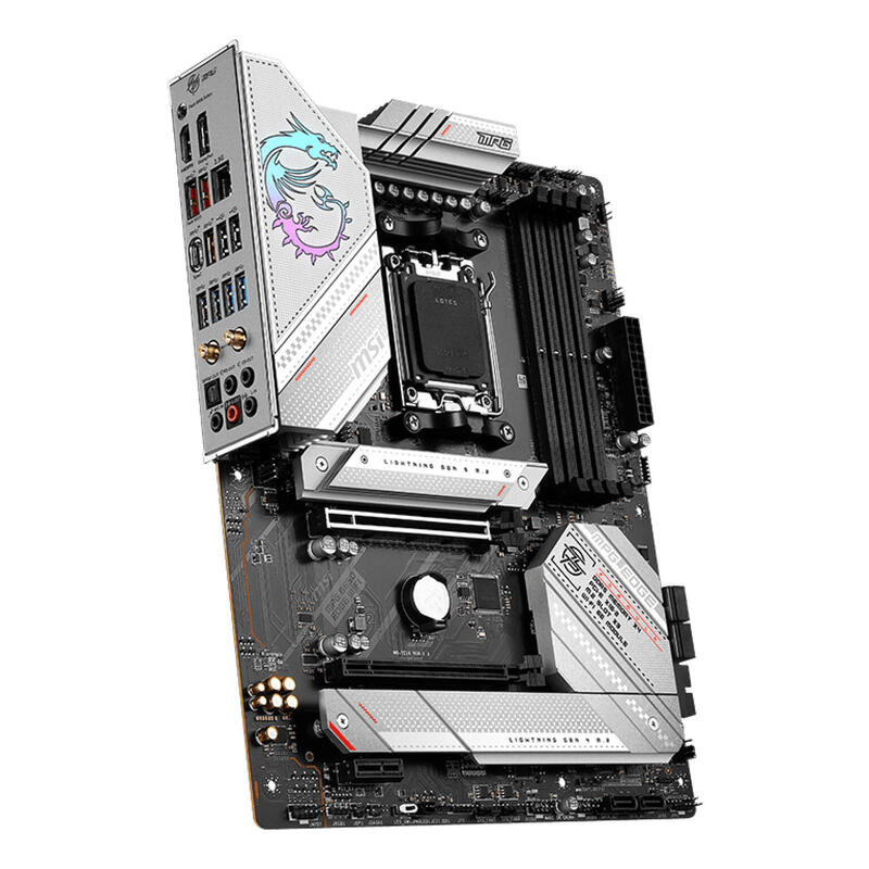 Placa Base Msi Mpg B650 Edge Wifi Amd Socket Am5 Ddr5 Up To 128gb 2xpcie X16 6xsata Atx