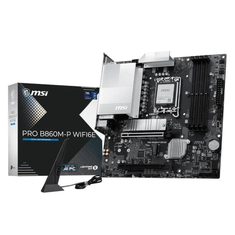 Placa Base Msi Pro B860m-P Wifi6e Matx D5 1851