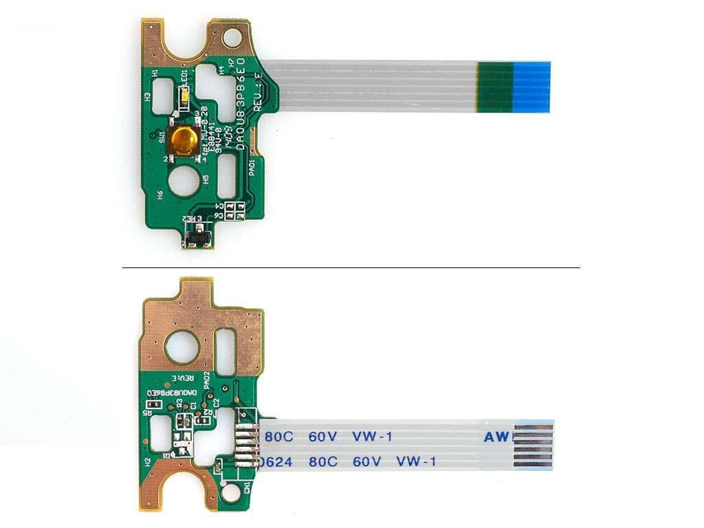 Placa Del Botón De Encendido Con Cable Para Portátil Hp Pavilion 14 14-N 15-N Da0U83Pb6E0