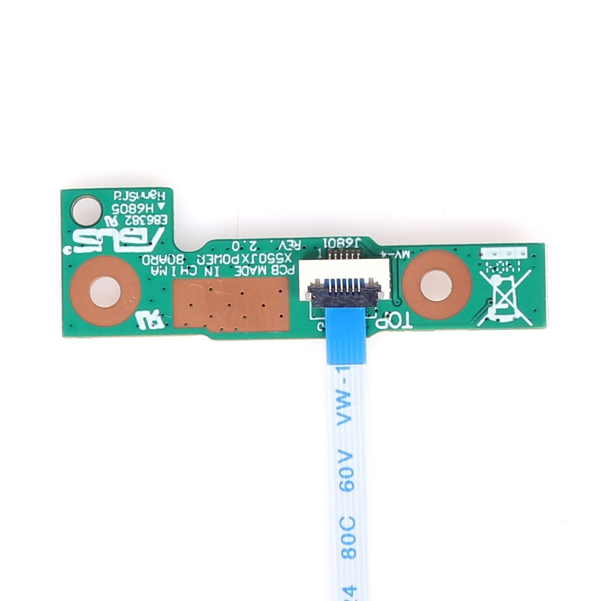 Placa De Botón De Encendido Con Cable Para Portátil Asus Y581C X552C X552L X550Ld X550Cl X550L X550 X550V X550Ca X550Vc