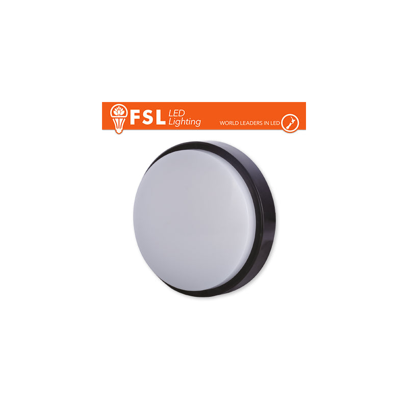 Plafón Led Redondo Negro 15w 4000k Ø180 * 55 Ip54