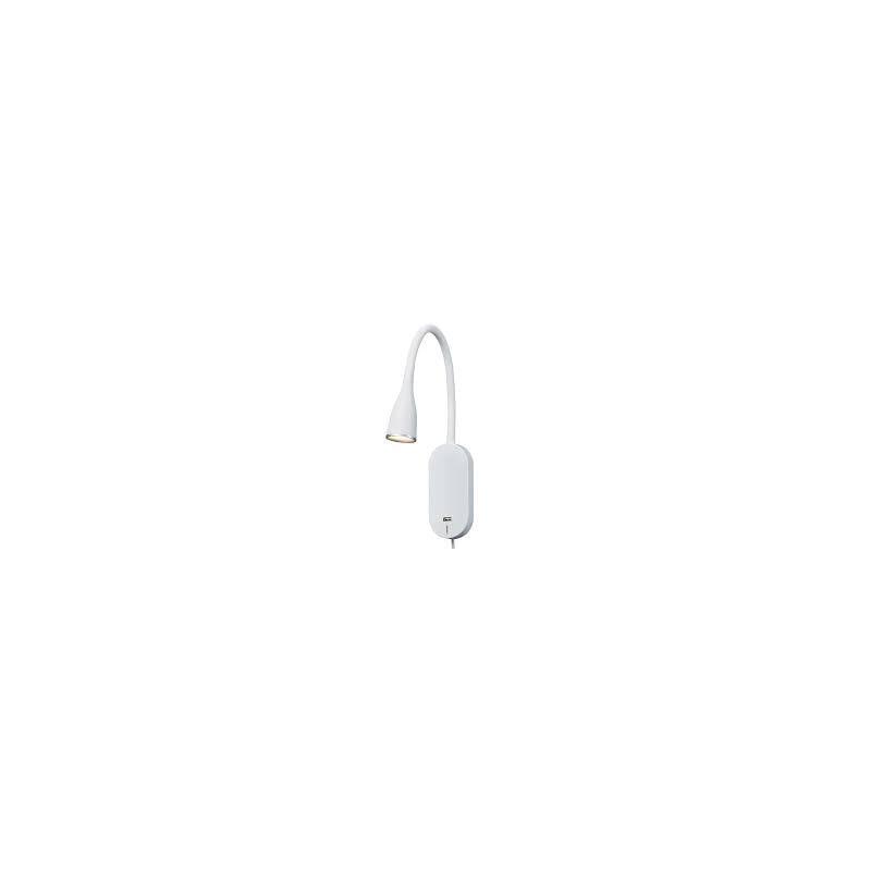 Plast Power Strip 3-Way C  Outlet. White
