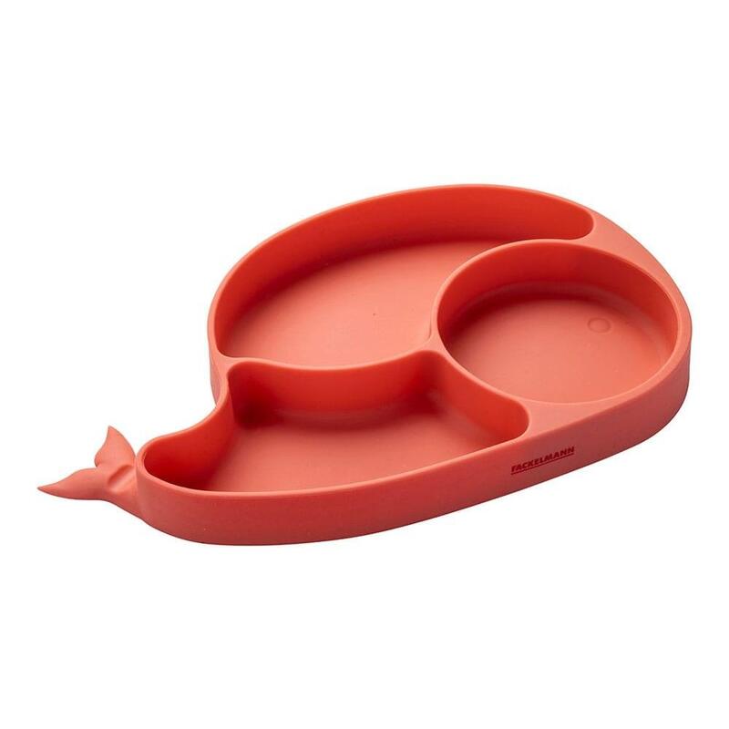 Plato Con Forma De Ballena, Coral De Silicona Con Ventosa