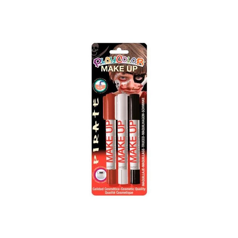 Playcolor Pack 3 Barras De Maquillaje Make Up Thematics Pirate C/Surtidos
