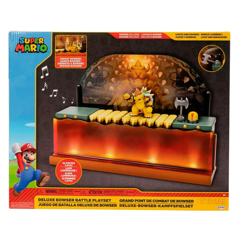 Playset Batalla Contra Bowser Deluxe Super Mario Bros