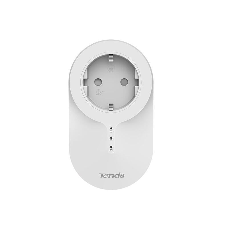 Plc/Powerline Tenda Ph6 Kit 1000mbps 1*Lan Gigabit Botón Pair/Reset Toma Schuko Plug And Play Pack 2 Uds