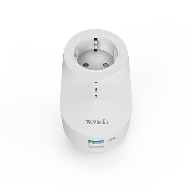 Plc/Powerline Tenda Ph6 Kit 1000mbps 1*Lan Gigabit Botón Pair/Reset Toma Schuko Plug And Play Pack 2 Uds