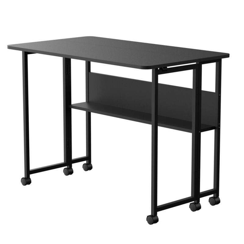 Plegable Escritorio Stolik Mc-126 B Blat 100x58 Cm, Max 50kg Negro
