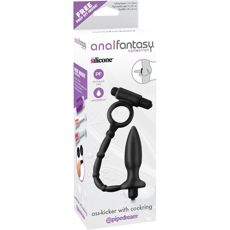 Anal Fantasy - Estimulador Mini Anal Con Ring Y Bala Vibradora