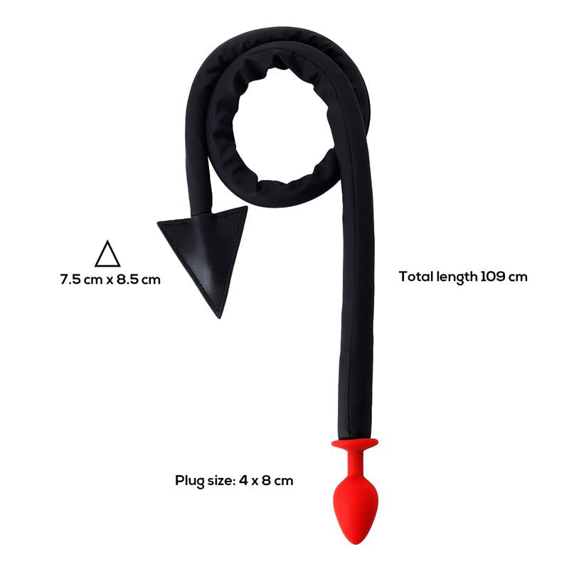 Plug Anal Con Cola De Diablo Devil Tail