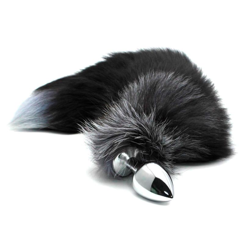Alive - Anal Pleasure Plug Metal Cola De Zorro Talla L