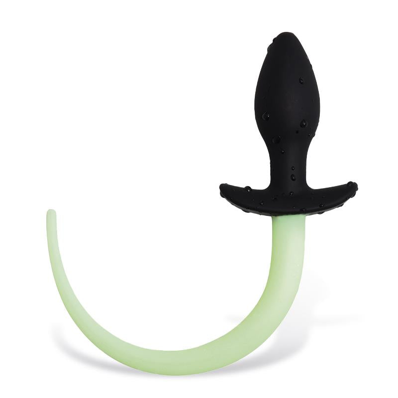 Plug Anal Con Cola Que Brilla En La Oscuridad