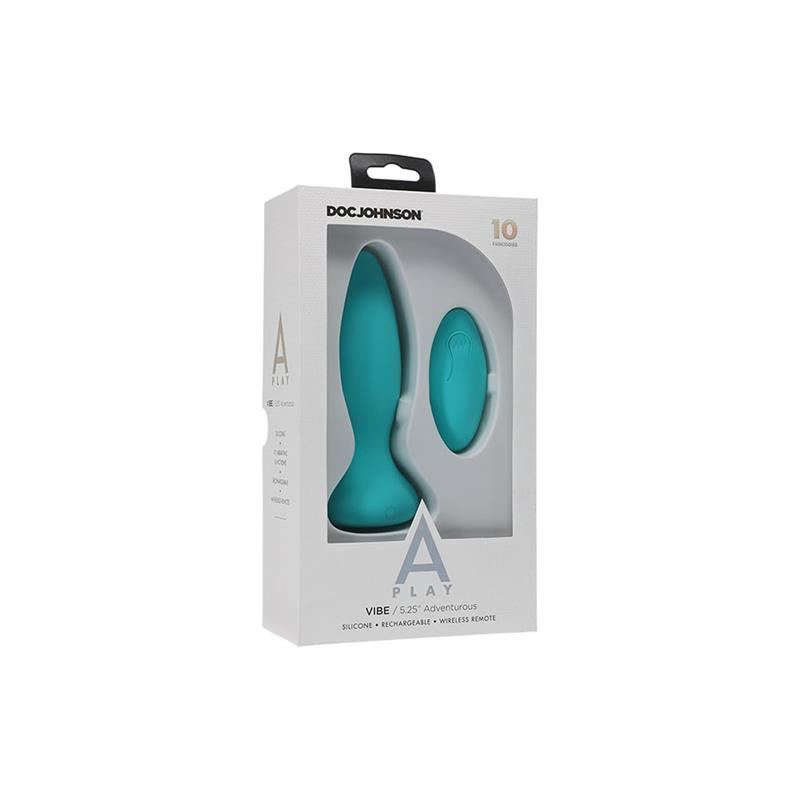 Plug Anal Con Vibración Vibe Adventurous Turquesa