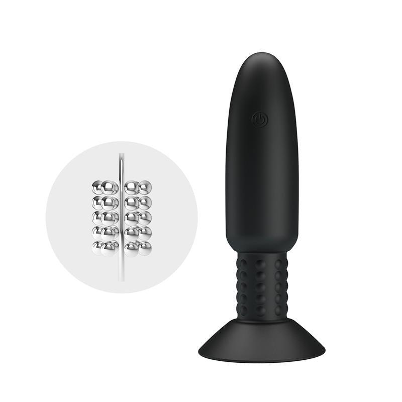 Plug Anal Con Vibración Y Rotación Con Control Remoto Usb