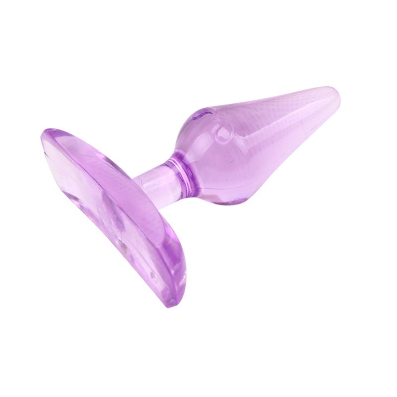 Plug Anal Gun Drops Púrpura 6,6 X 2,4cm
