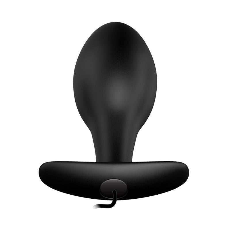 Pretty Love - Plug Anal Silicona Forma Ancla 12 Modos Vibracion Negro