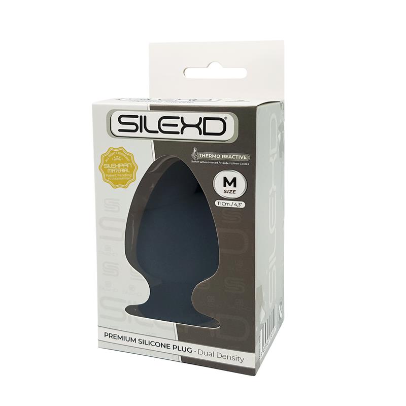 Silexd - Modelo 1 Plug Anal Silicona Premium Silexpan Premium Termorreactivo Talla M