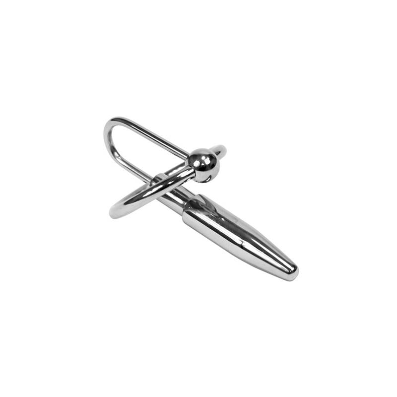 Plug Pene Con Anillo Glande Metal 30mm