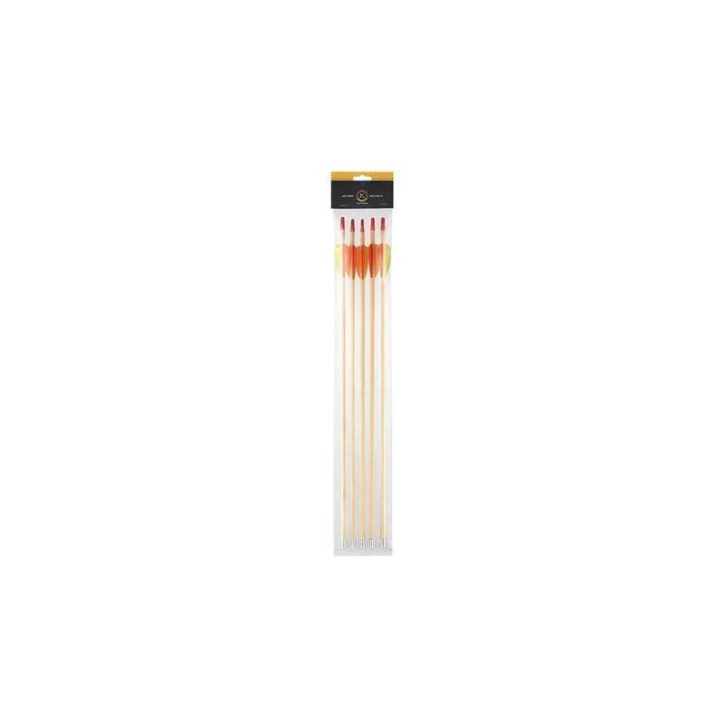 Poe Lang Target Wooden 30" D-027a-B1 Flechas De Madera 5 Piezas