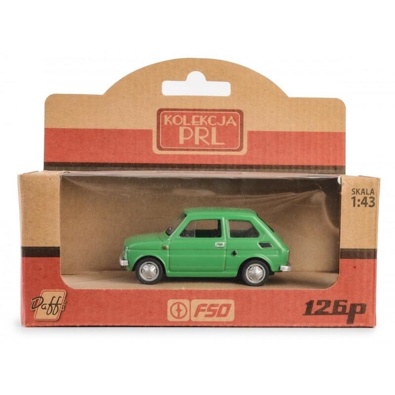 Pojazd Prl Fiat 126p Zielony