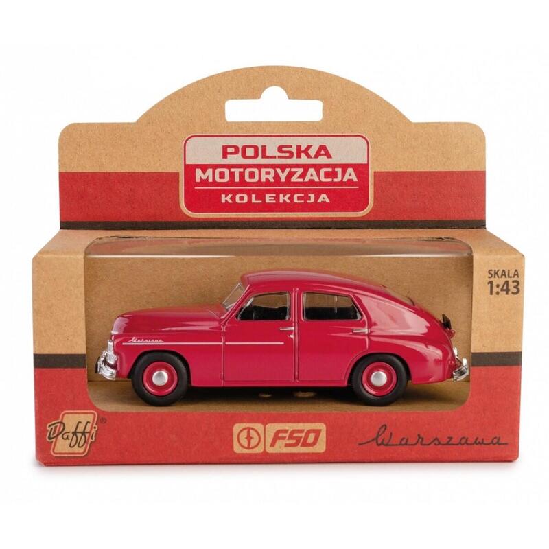 Pojazd Prl Warszawa M20 Bordowy
