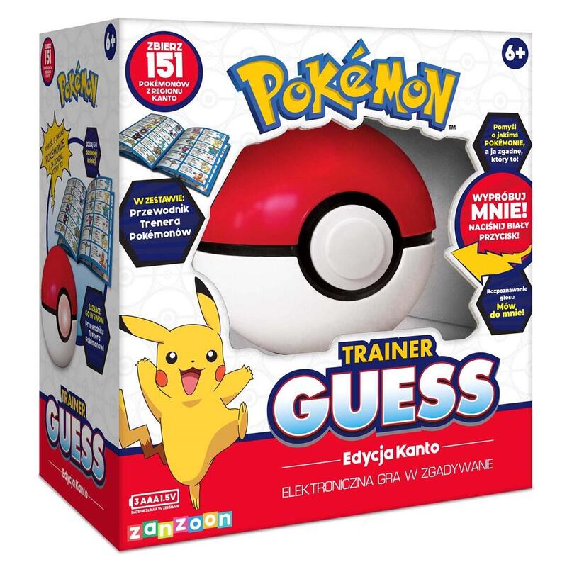 Pokemon Gra Interaktywna Trainer Guess Edycja Kanto, Gra