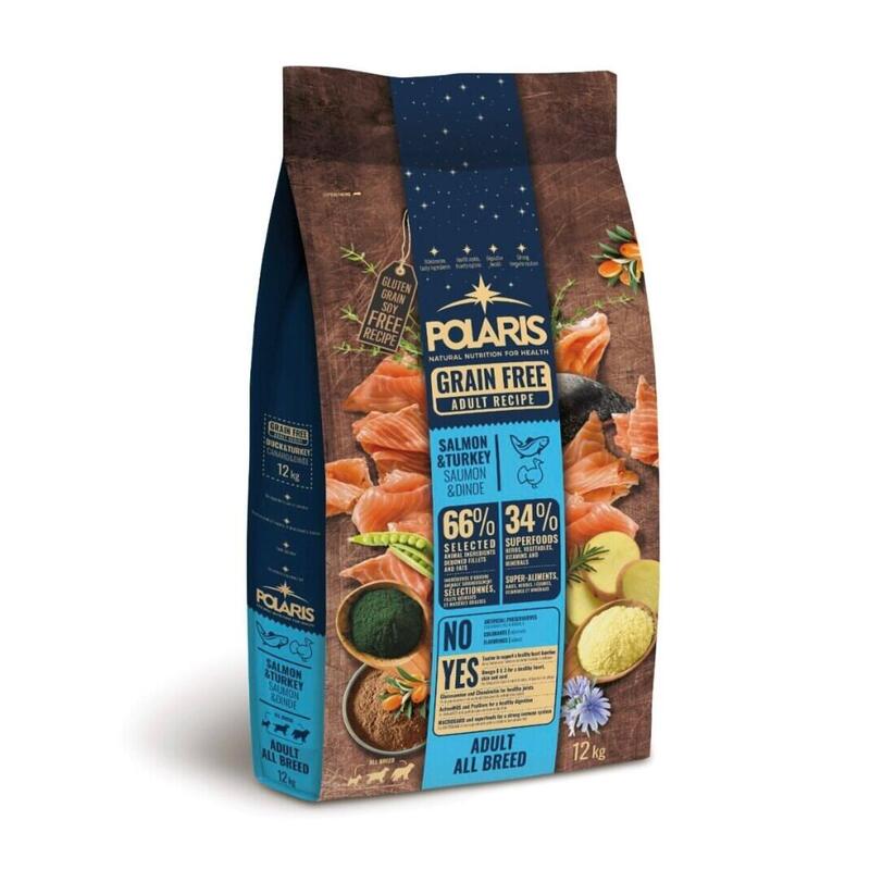 Polaris Con Salmón Y Pavo - Alimento Seco Para Perros - 12kg