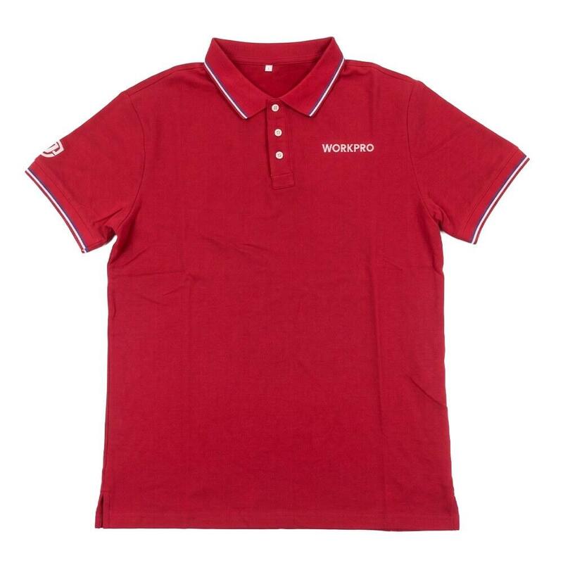 Polo De Manga Corta Rojo, Talla 2xl