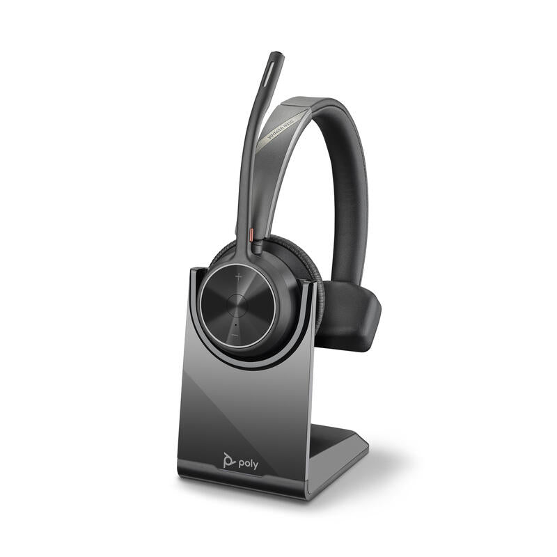 Poly Auriculares Poly Voyager 4300 Uc 4310 Cableado/Inalámbrico De Diadema Mono - Monaural - Cobertor Total De Oreja - 5000 Cm - Bluetooth - 20 Hz A 20 Khz - 150 Cm Cable - Cancelación De Ruido Micrófono - Usb Tipo C, Usb Tipo A