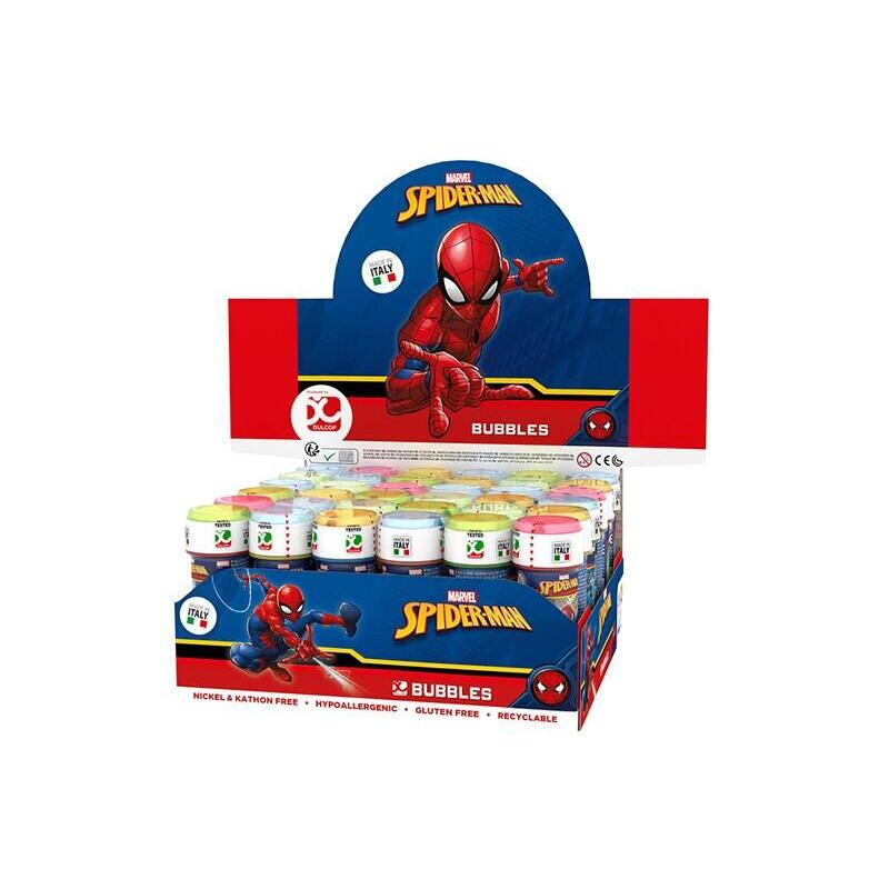 Pompas De Jabón 60 Ml Spiderman Display 36 Unidades