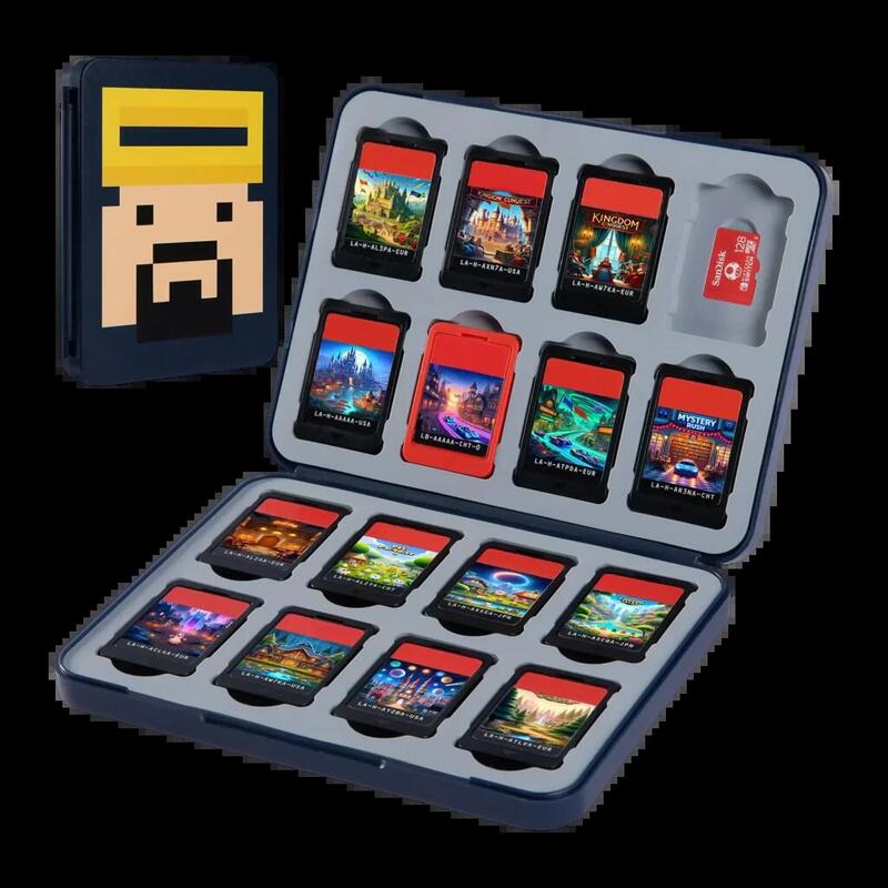 Porta Tarjetas Funlab Switch Game Card Holder Dave Collab Edition