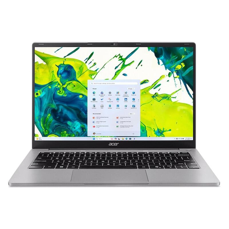 Portátil Acer Aspire Lite 14 Al14-36p-C6cd, Intel Celeron N4500, 8gb, 256gb Ssd, 14", W11 - Plata