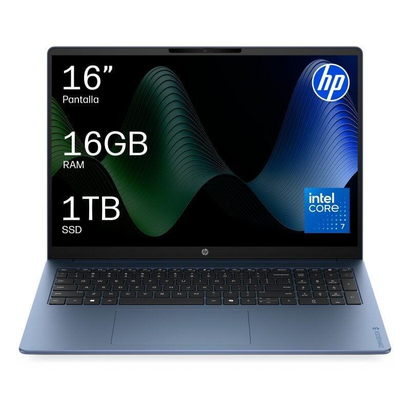 Portátil Hp Omnibook 3 16-Bu0040ns 16" Intel Core 7 150u 16gb 1tb Ssd Intel Graphics Windows 11 Teclado Español