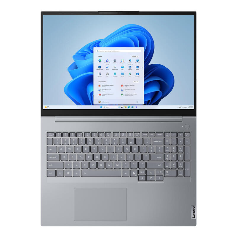 Lenovo Thinkbook 16 G8 Ial 21sk Diseño De Bisagra En 180 Grados Intel Core Ultra 7 255h / Hasta 5.1 Ghz Win 11 Pro Arc Graphics 140t 32 Gb Ram 512 Gb Ssd Nvme 16" Ips 1920 X 1200 Wi-Fi 6e Bluetooth Gris Ártico Kbd: Español Con 2 A