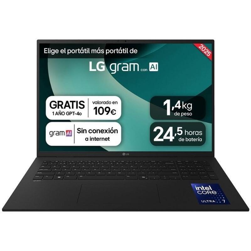 Portátil Lg Gram 17z90tl-G.Au88bn Intel Core Ultra 7-258v 32gb 1tb Ssd 17' Win11
