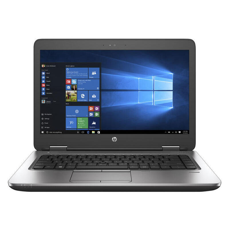 Portatil Reacondicionado Hp 645 G3 Dc A6-8530b 8gb 256gb-Ssd 14"Hd Bios Con Contraseña  W10 Pro Instalado Teclado Italiano 1 Año De Garantia