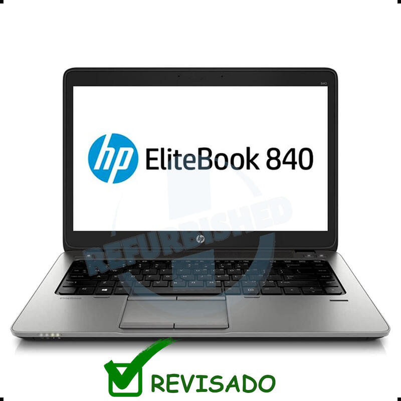 Portatil Reacondicionado Hp 840 G1 I5-4300u 8gb   256gb Ssd 14"Hd W10 Pro Instalado Teclado Español Grado B Estético 1 Año De Garantia